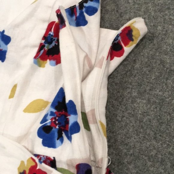 Lane Bryant Women’s Sz 16 Colorful Floral Linen Summer Dress - Picture 10 of 16